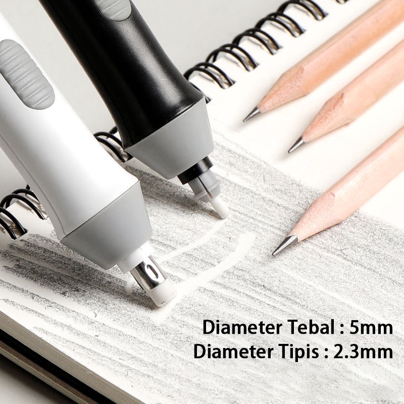 Cục Tẩy Chạy Điện Kèm Lõi Cao Su Dùng Vẽ Phác Thảo Tiện Dụng