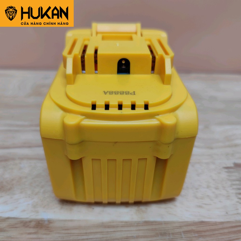 Pin HUKAN 15cell 21V 6Ah Li-ion dung lượng cao chân pin phổ thông cho dòng máy khoan X1 X6 X7 X8 X9 AG-PR99 cưa máy