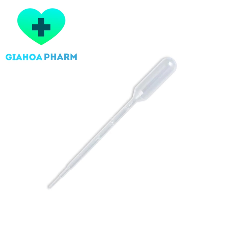 Pipet pasteur nhựa / Ống hút nhỏ giọt - Hút, bơm dung dịch thí nghiệm, nước, sữa