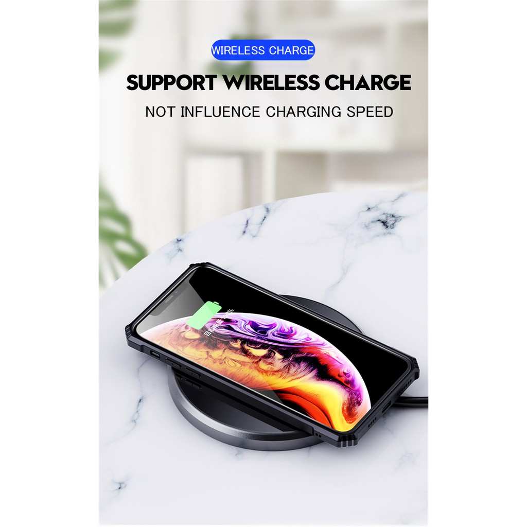 Ốp điện thoại pc+tpu trong suốt thích hợp cho iPhone 11 or Pro or Pro Max Xs Max XR X 6 6s 7 8 Plus SE2 SE 2020