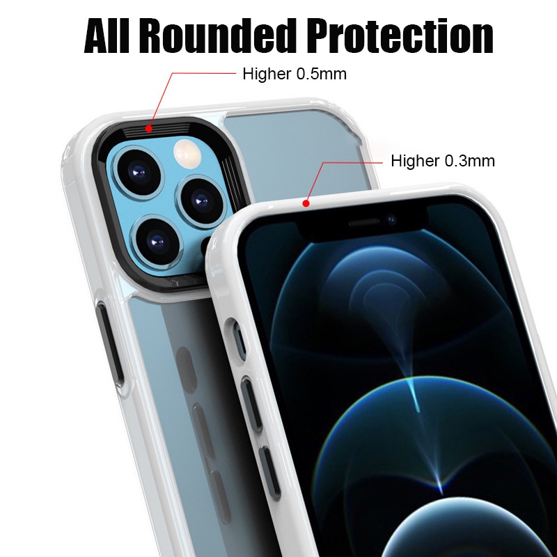 Ốp điện thoại màu trơn sang trọng chống sốc cho iPhone 11 11 pro max xs xr 7 8 se 2020 plus | BigBuy360 - bigbuy360.vn