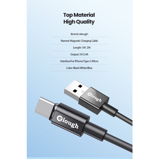 Dây cáp sạc nhanh TWITCH 2.4A USB type C 1OS micro chuyên dụng