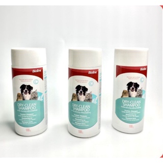 Bioline phấn tắm khô chó mèo 100g