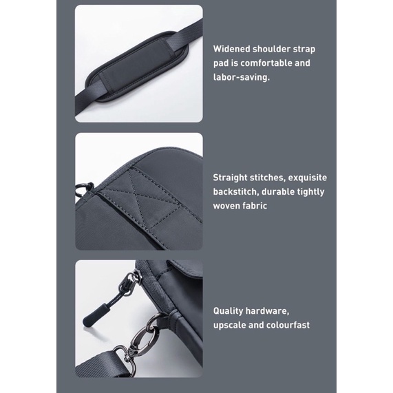 Túi xách chống nước Baseus Basics Series 13" / 16" Shoulder Computer Bag dùng cho Macbook / Laptop | BigBuy360 - bigbuy360.vn