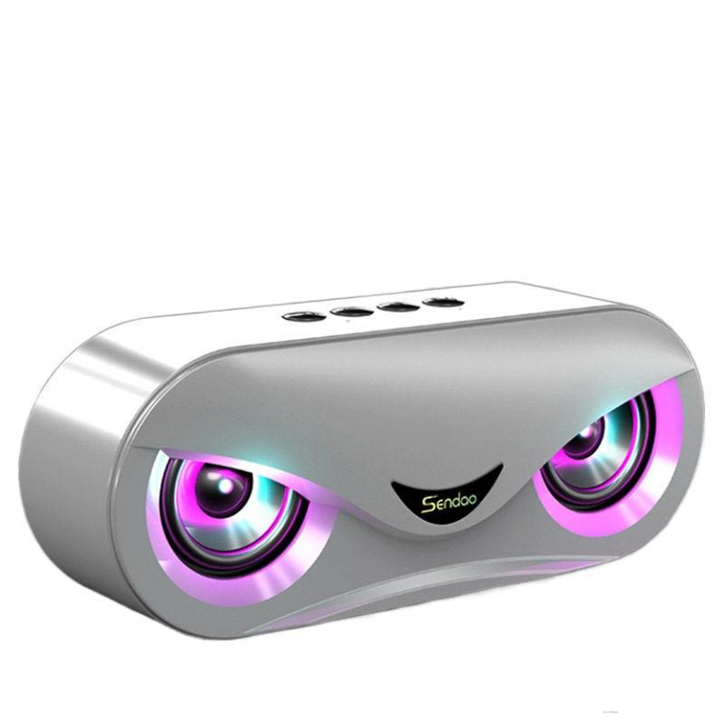 Loa bluetooth M6 10W có đèn LED nhiều màu sắc