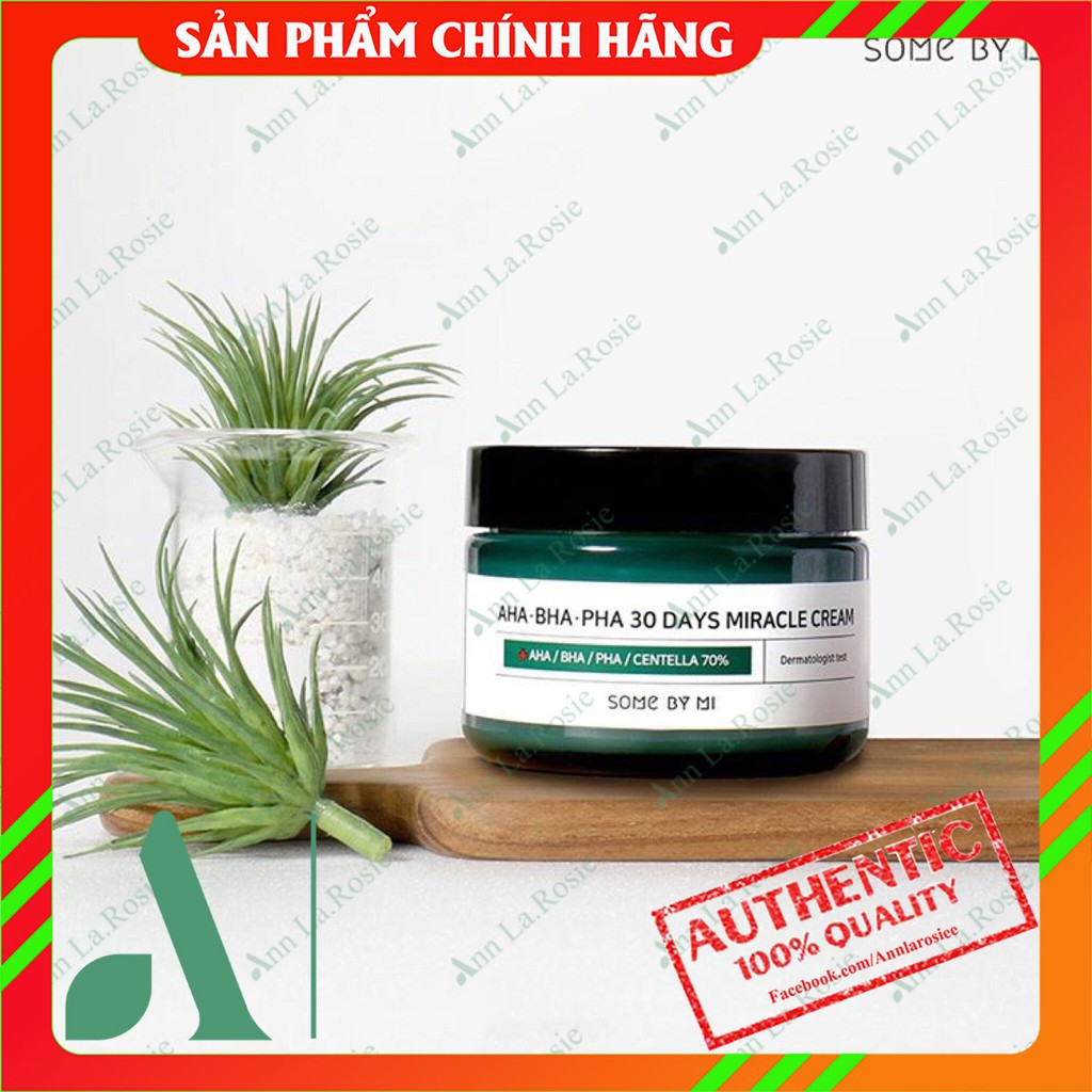 Kem Dưỡng Hỗ Trợ Hết Mụn Some By Mi AHA-BHA-PHA 30 Days Miracle Cream 50ml