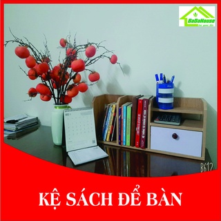 Kệ sách mini Kệ gỗ để bàn mini gỗ MDF