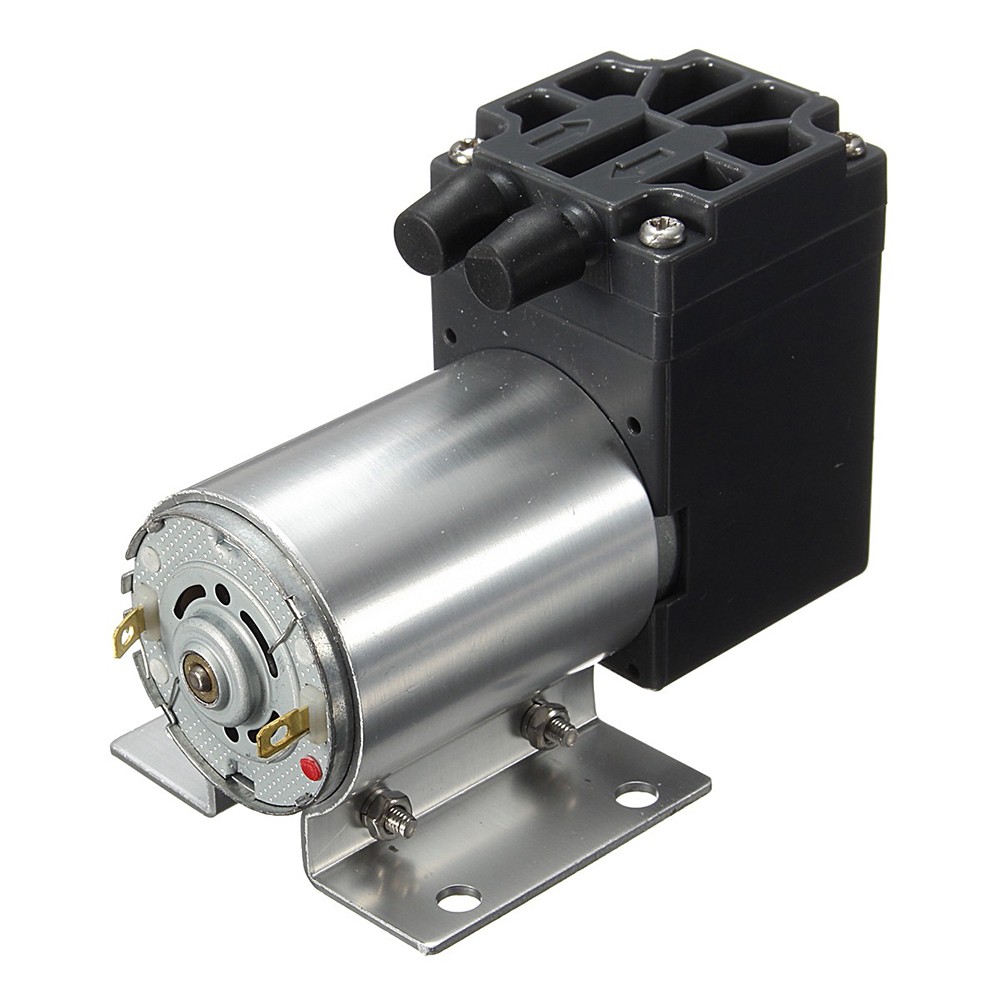 Máy Bơm Chân Không Mini DC 12V 5L / min 120kpa Có Giá Đỡ L10
