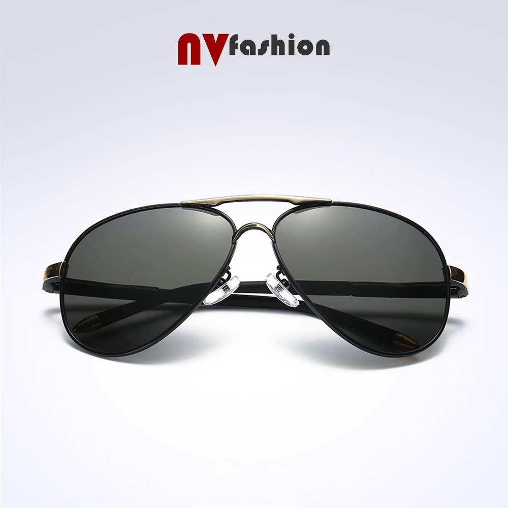 Kính mát nam nữ thời trang NVfashion A8503, tròng phân cực Polarized càng lò xo đàn hồi (nhiều màu)