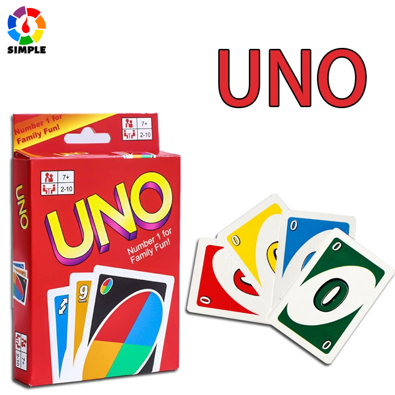 UNO Card Game, Basic Pack, Red