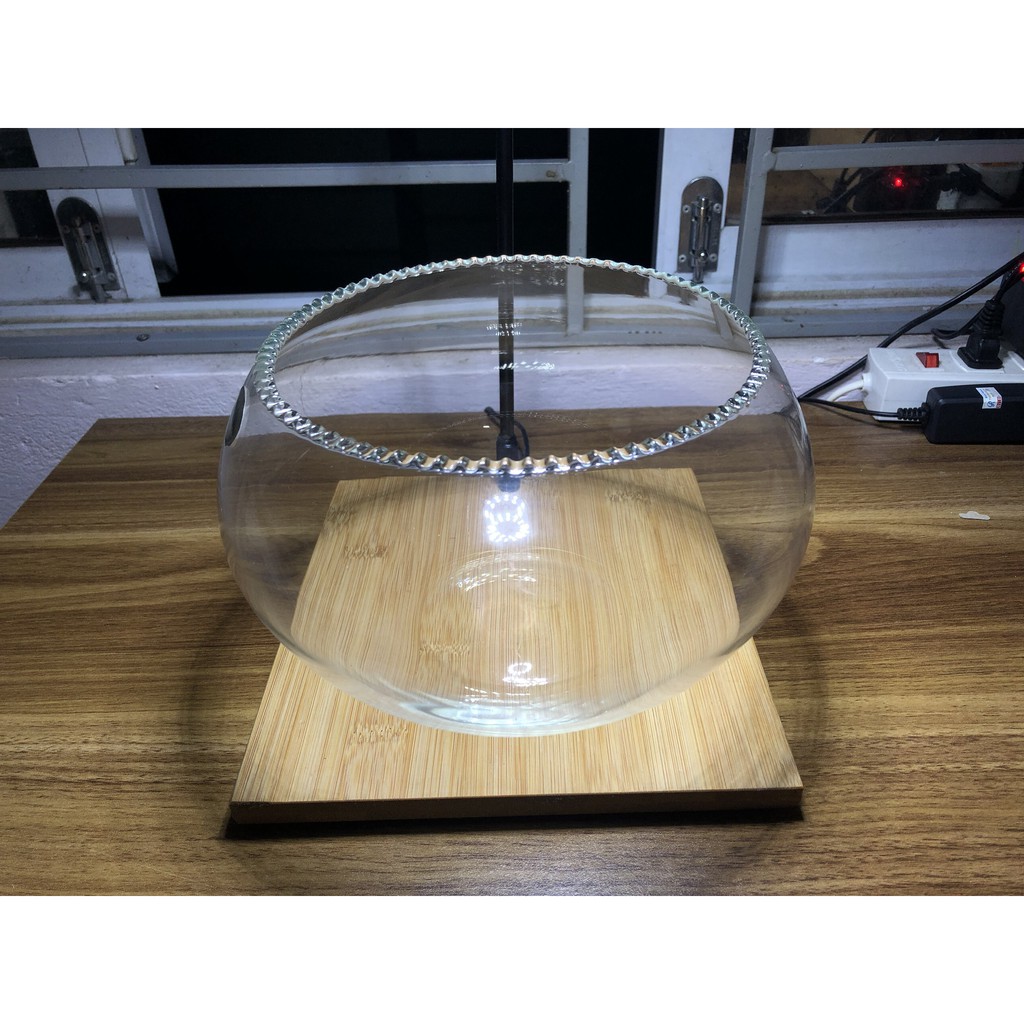 Bể thủy tinh tròn dầy dặn 22cm