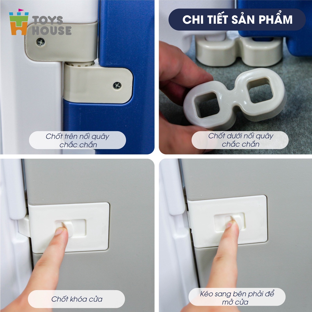 Nhà banh/ quây bóng liên hoàn 3 món quây, xích đu, cầu trượt/tuột đồ chơi vận động cho bé trong nhà Toyshouse