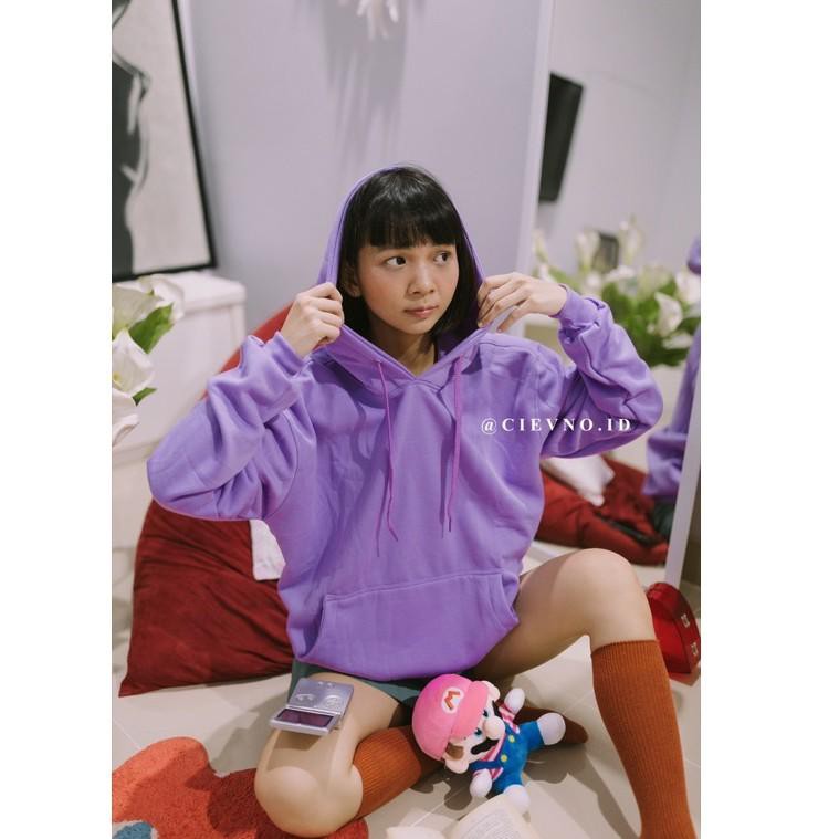 Áo Hoodie Màu Tím Nhạt Size M - Xxxl 05