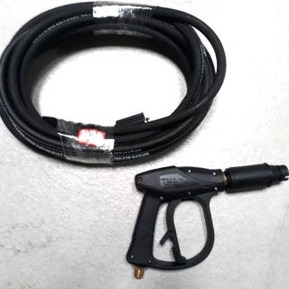 Combo Súng + Dây rửa xe cao áp lõi thép 10m.