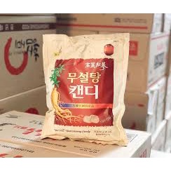 Kẹo Sâm Không Đường Trắng Hàn Quốc Gói 500g