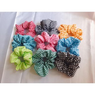 Cột tóc vải scrunchies caro - Linhdiep