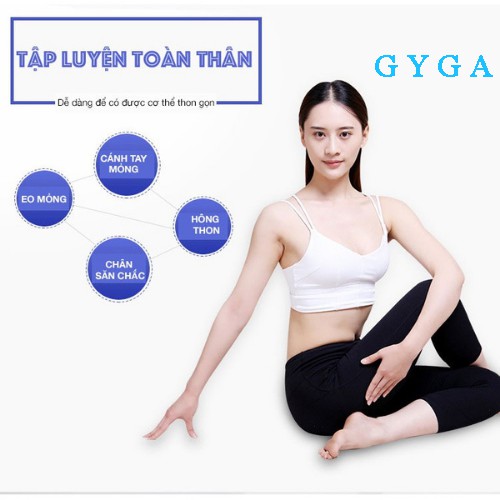 Dây kéo cao su 4 ống đàn hồi dây thể thao tập gym yoga tập bụng tại nhà hiệu quả dẻo dai bền đẹp GYGA