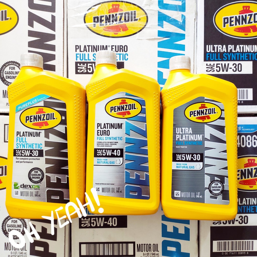 Nhớt Pennzoil Ultra Platinum 4T 5w30