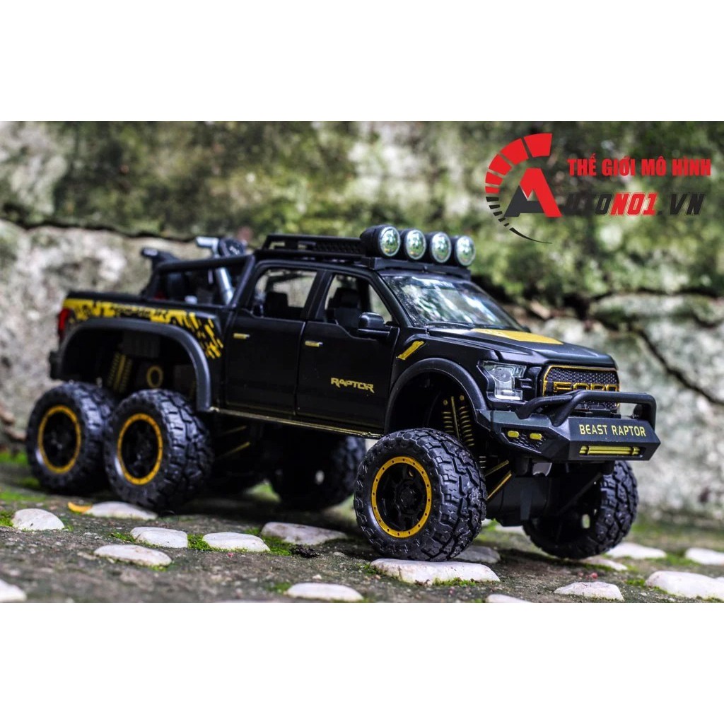 MÔ HÌNH XE FORD BEAST RAPTOR F150 OFFROAD 1:32 CHE ZHI