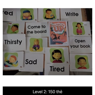 Flashcard Everybody Up starters - 4 (A5-2măt) (A5-1mặt )ép plastic