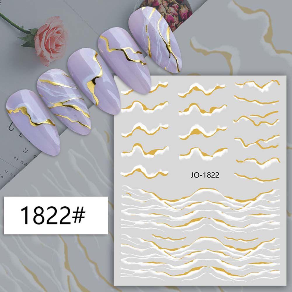 1 Nhãn Dán Trang Trí Móng Nghệ Thuật 3D Hình Đá Hoa Cương