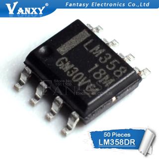 Set 50 vi mạch Lm358Dr Sop8 Lm358 Sop Lm358Dt Sop-8 Smd Lm358Dr2G chất lượng cao
