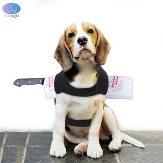 ÁO COSPLAY MỪNG GIÁNG SINH DAO CHÉM VÀO NGƯỜI VUI NHỘN HÀI HƯỚC CHO THÚ CƯNG CHÓ MÈO