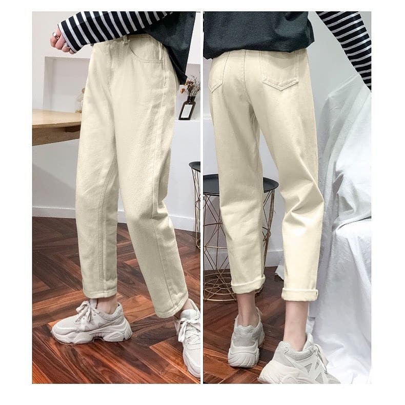 Quần jeans bigsize ống suông hình thật 50-100kg ⚡️⚡️ ơi