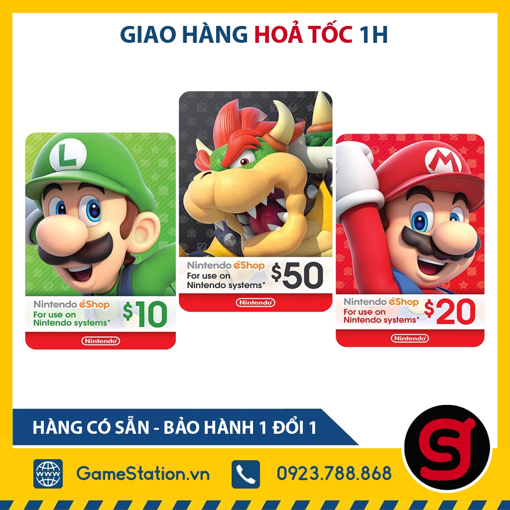 Thẻ Nintendo eShop Gift Card
