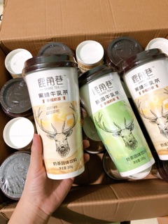SET TRÀ SỮA CON HƯƠU 3 CỐC