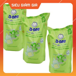 Combo 3 túi 600 ml dnee organic rửa bình sữa thái lan