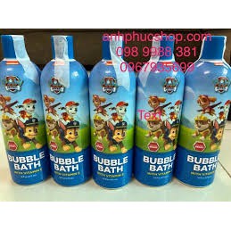 Sữa tắm cho bé Paw Patrol Bubble Bath With Vitamin E 473ml của Mỹ