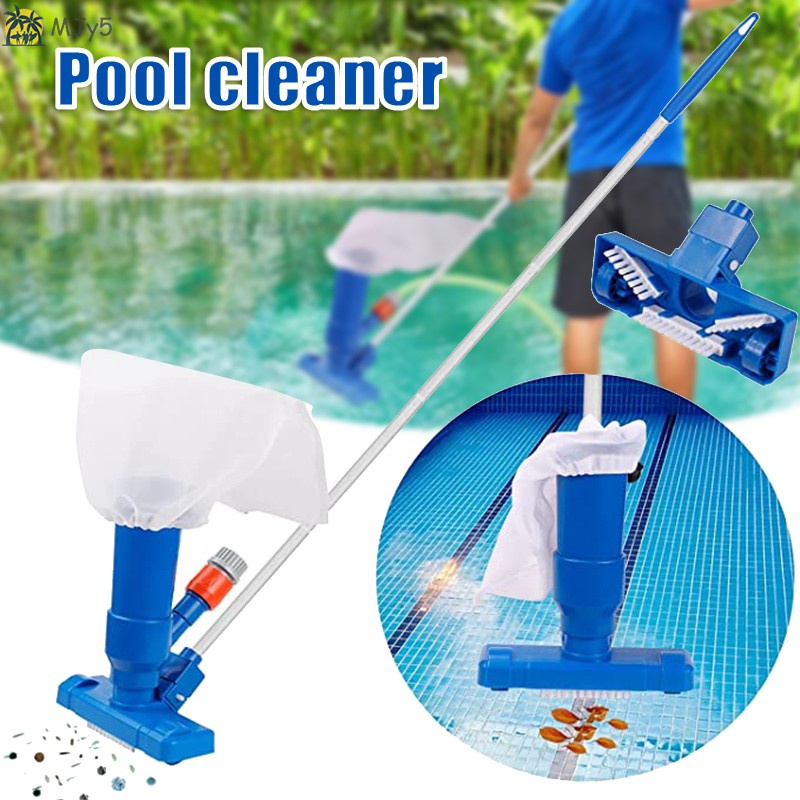 Máy Hút Bụi Vệ Sinh Hồ Bơi Kèm Bàn Chải 5 Phần Tiện Dụng