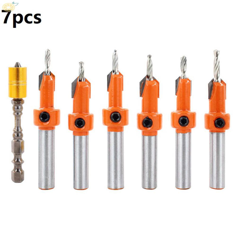 Drill Bits Accessories Auger Carbide CounterboreS Countersink Hole Kit