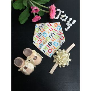 Set yếm vớ băng đô cho bé