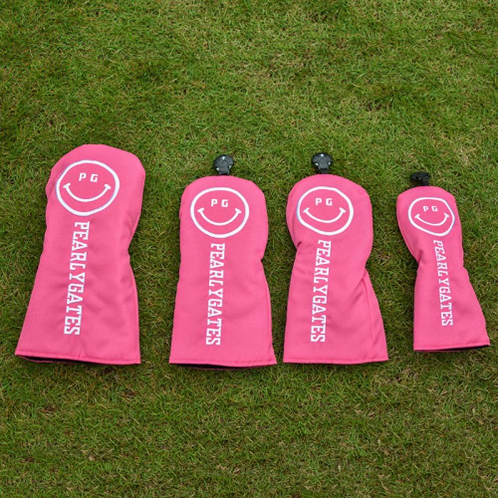Vỏ bọc bảo vệ đầu gậy đánh golf bằng gỗ hình mặt cười nhiều màu cho nam và nữ