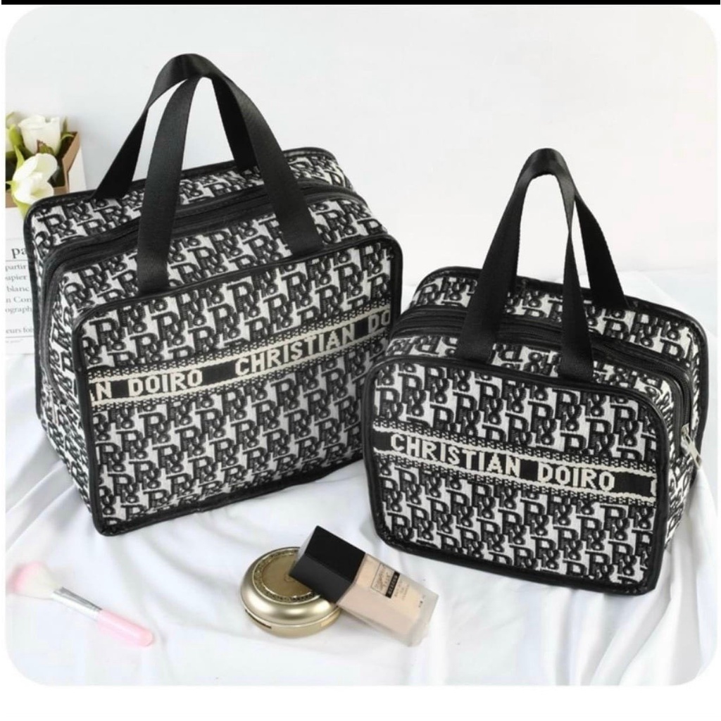 Túi xách cầm tay tote bag thổ cẩm dio from lớn có khóa kéo | BigBuy360 - bigbuy360.vn