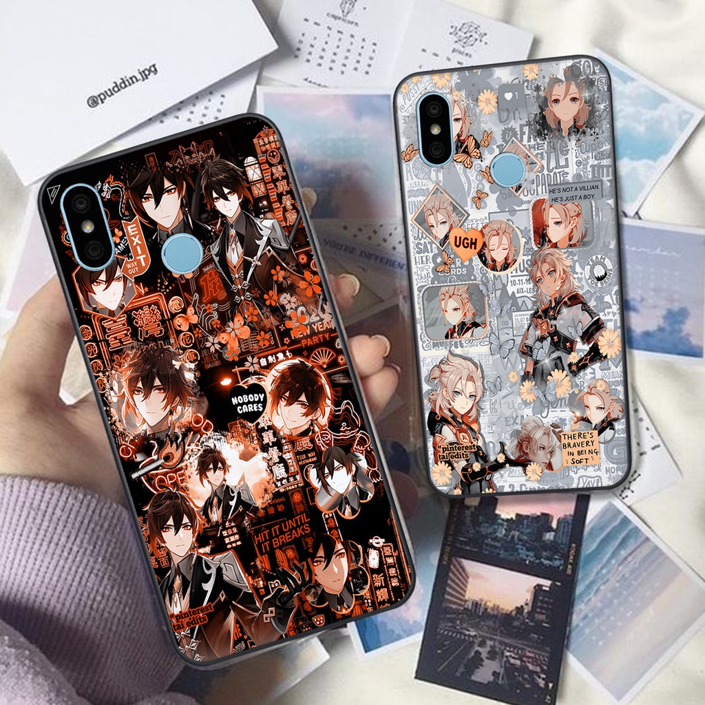 Ốp lưng Xiaomi REDMI 6 Pro / MI A2 Lite in hình Genshin Impact siêu ngầu, cực cá tính