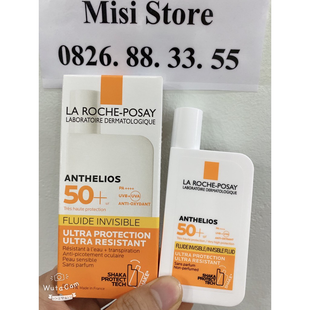 Kem Chống Nắng La Roche-Posay Anthelios Fluide Invisible SPF50+, 50ml