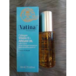 Tinh dầu dưỡng tóc Vatina Argan Oil bóng mượt phục hồi tóc 60ml