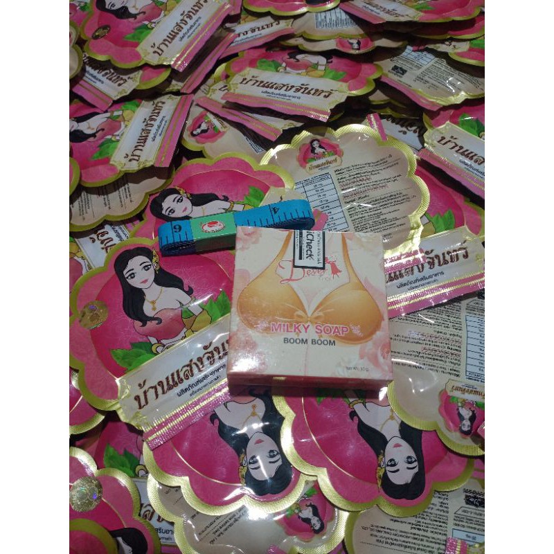 Combo 5 gói nở ngực+1 soáp xà phòng nở ngực milky soap thái lan chính hãng | BigBuy360 - bigbuy360.vn