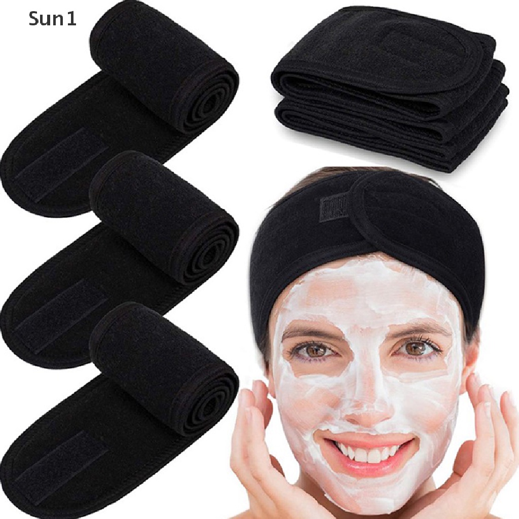 Băng Đô Thể Thao Sun1 &gt; Băng Đô Khóa Dán 8 Kiểu Màu Trơn Co Giãn Tốt Dùng Khi Tập Yoga / Tắm