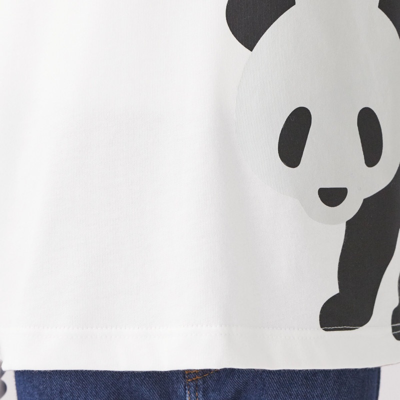 Muji Áo Thun In Họa Tiết Cotton