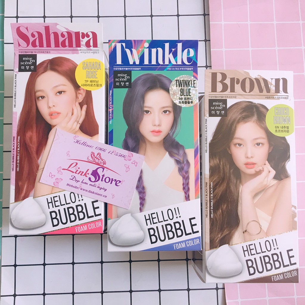 Nhuộm tóc dạng bọt Mise en Scene Hello Bubble Hair Foam | BigBuy360 - bigbuy360.vn