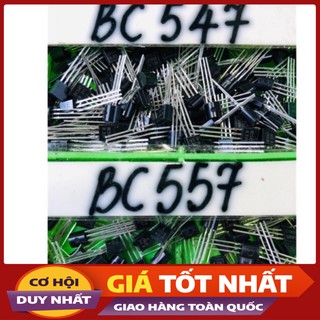 Transistor Bc547 và 557 giá 10 cặp
