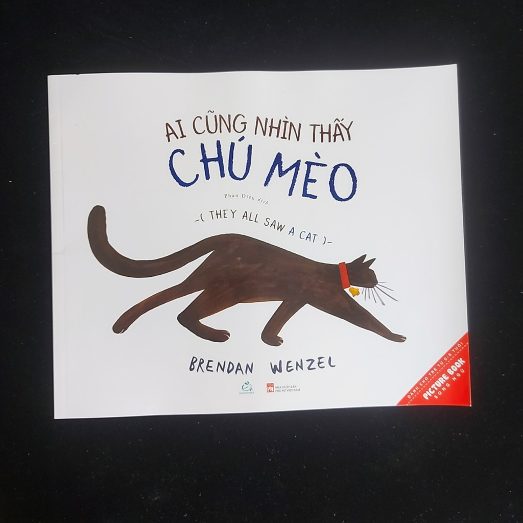 Sách - Picture book song ngữ Ai cũng nhìn thấy chú mèo (dành cho bé 0-6 tuổi)