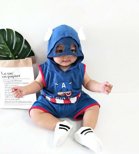 8_20 kg ( có số đo áo) Bộ siêu nhân siêu kute cho bé _HÀNG ĐẸP_ BÁN SHOP_ KHĂN RẰN SHOP