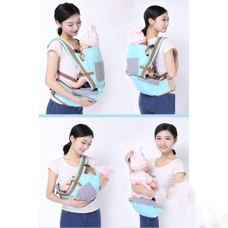 Địu Ngồi 4 Tư Thế Baby Lab - Hàng Chính Hãng