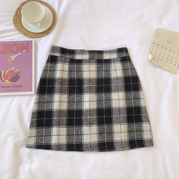 [CÓ FEEDBACK] Chân váy kẻ zip 2 lớp - CV08 - jannahouse | BigBuy360 - bigbuy360.vn