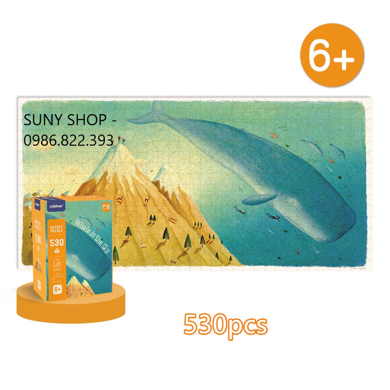 BỘ XẾP HÌNH ARTIST PUZZLE-MIDEER-CHÍNH HÃNG-500-1000 MIẾNG GHÉP